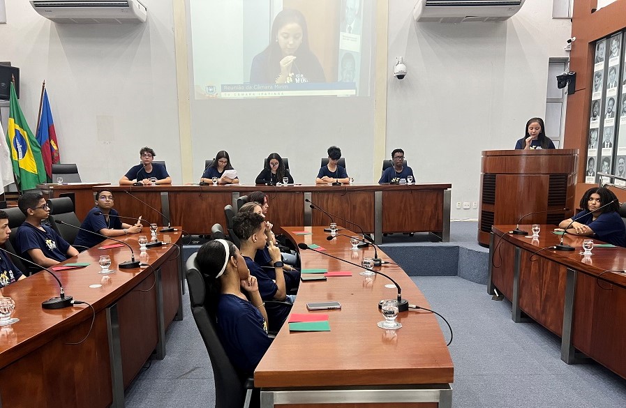 Câmara Mirim apresenta demandas estudantis ao Executivo