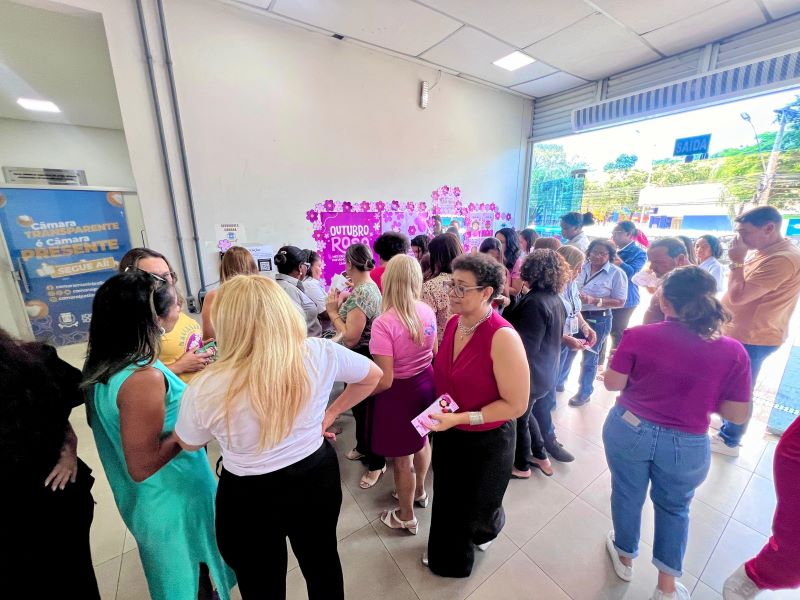 Ação de conscientização marca o Outubro Rosa na CMI