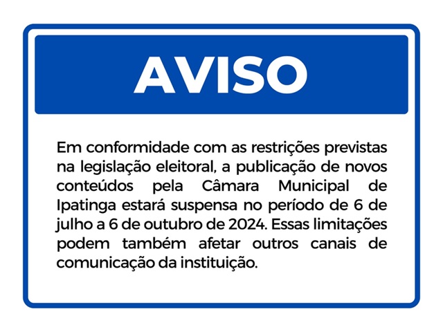 Aviso Importante